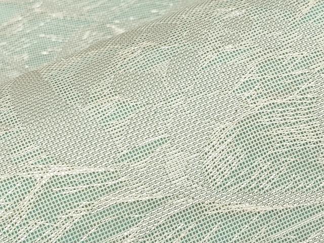平和屋着物*夏物 六通柄袋帯 枝花文 銀糸 正絹 逸品 CABJ5968tx