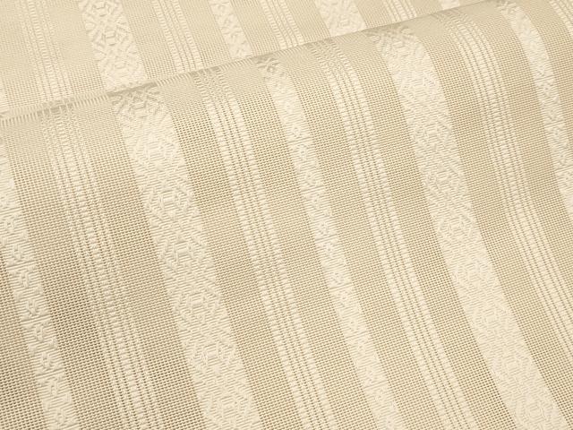 平和屋着物*夏物 本場筑前博多織 八寸名古屋帯 紗献上 肌色 三越扱い 正絹 逸品 CABJ5988tx