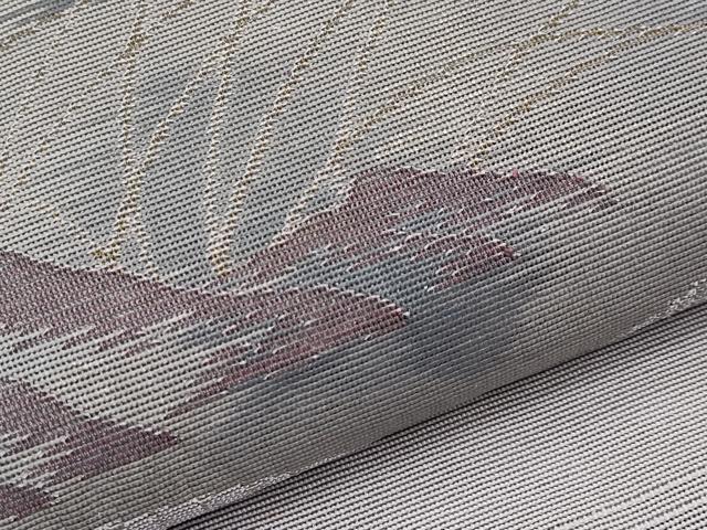 平和屋着物*夏物 八寸名古屋帯 飛鶴文 金糸 CABJ5989tx