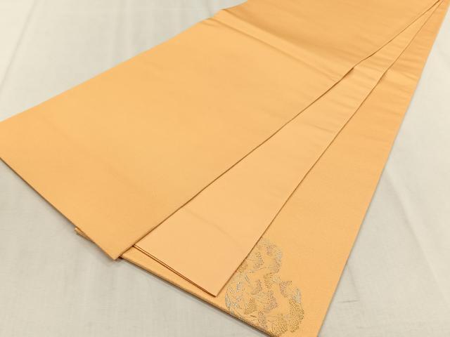 平和屋着物◎太鼓柄袋帯 枝松丸文 銀糸 正絹 逸品 未使用 CABJ6168yk