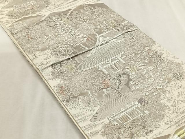 平和屋着物◎六通柄袋帯 古京錦 二重引箔 正絹 逸品 CABJ6184yk