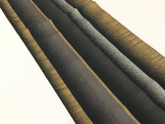 平和屋着物◎全通柄袋帯 霞文 金銀糸 正絹 逸品 未使用 CABJ6313yk