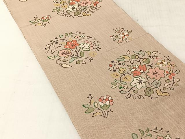 平和屋着物◎六通柄 本袋帯 欧風 正絹 逸品 CABJ6317yk