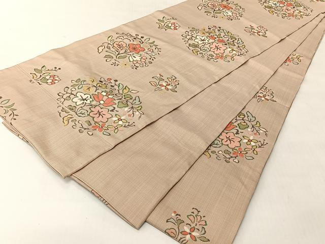 平和屋着物◎六通柄 本袋帯 欧風 正絹 逸品 CABJ6317yk
