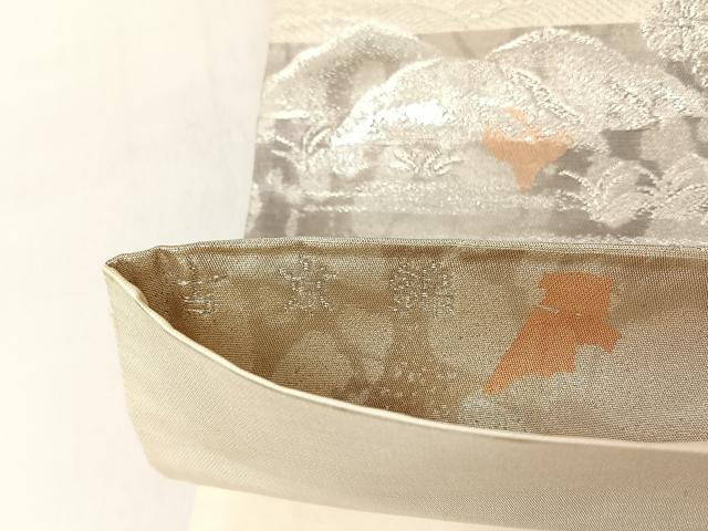 平和屋着物◎西陣 村田織物謹製 六通柄袋帯 古京錦 二重引箔 証紙付き 正絹 逸品 CABJ6323yk