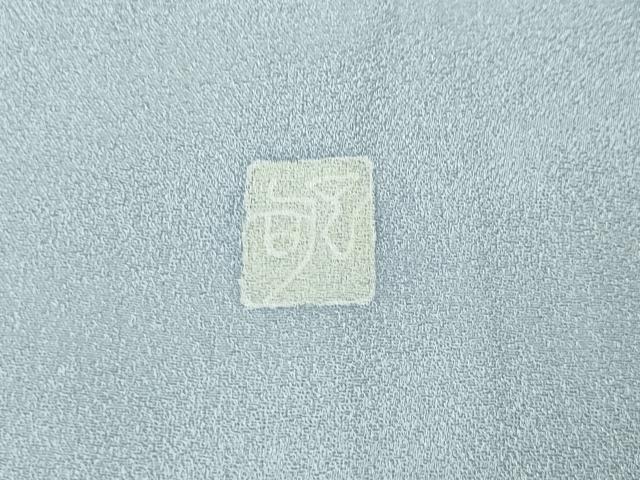 平和屋着物●訪問着 作家物 枝葉文 銀彩 仮絵羽 正絹 逸品 未使用 CABJ6437ut