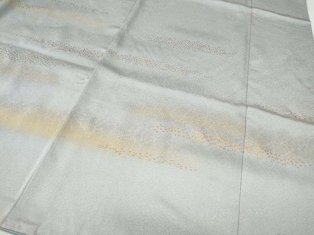 平和屋着物●豪華色留袖 箔散らし 暈し染め 銀通し地 正絹 逸品 CABJ6455ut