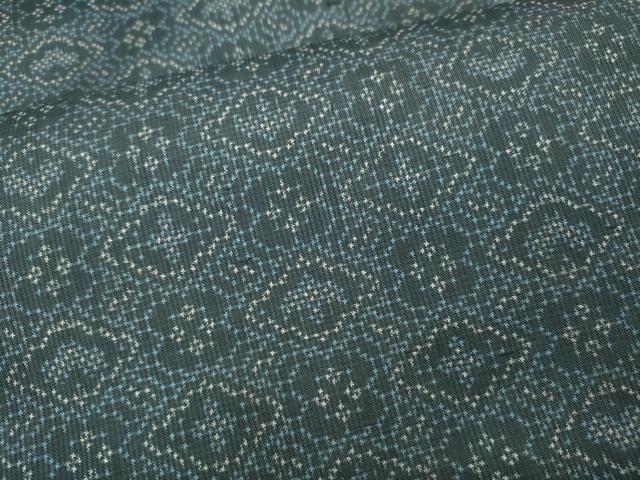 平和屋着物●本場大島紬 7マルキ 吉祥花文 正絹 逸品 CABJ6465ut