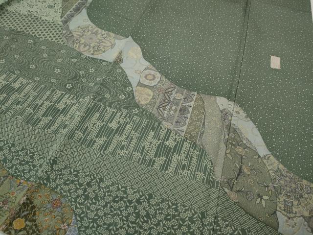 平和屋着物●訪問着 作家物 道長絵皿花文 正絹 逸品 CABJ6469ut