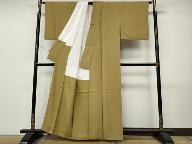平和屋着物●上質な小紋 舞蝶文 正絹 逸品 CABJ6475ut