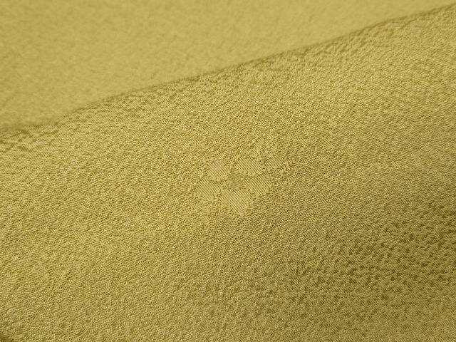 平和屋着物●上質な色無地 草木染 舞花地紋 木蘭色 正絹 逸品 CABJ6476ut