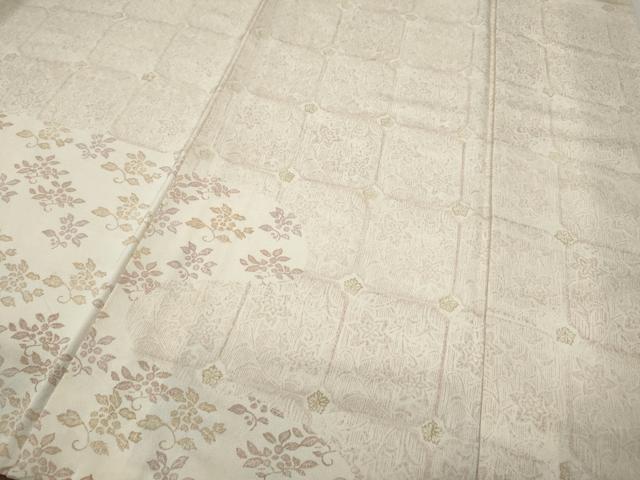 平和屋着物●訪問着 エ霞舞花文 正絹 逸品 CABJ6479ut