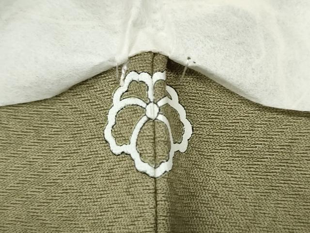 平和屋着物●訪問着 刺繍 地紙草花文 暈し染め 金銀彩 正絹 逸品 未使用 CABJ6494ut