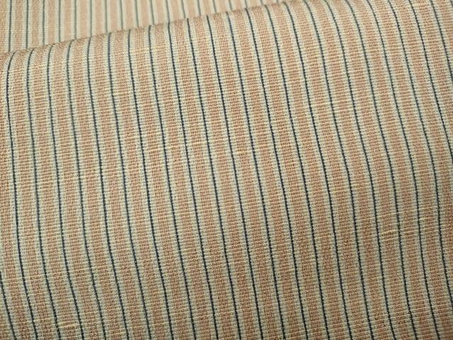平和屋着物●上質な紬 縞 正絹 逸品 未使用 CABJ6501ut