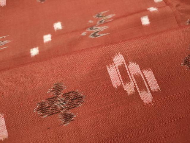 平和屋着物●本場琉球紬 正絹 逸品 CABJ6511ut