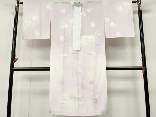 平和屋着物●長襦袢 無双仕立て 花鞠地紋 暈し染め 正絹 逸品 CABJ6538ut