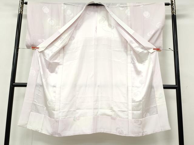 平和屋着物●長襦袢 無双仕立て 花鞠地紋 暈し染め 正絹 逸品 CABJ6538ut