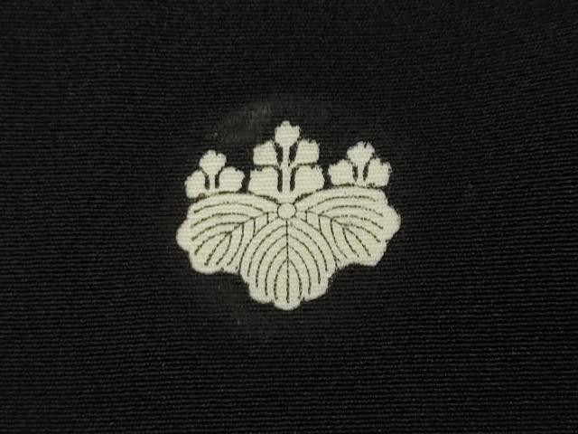 平和屋着物●中国三大刺繍 相良刺繍 総刺繍 黒留袖 大名行列 正絹 逸品 CABJ6543ut