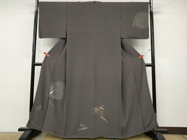 平和屋着物●訪問着 兎 金彩 正絹 逸品 未使用 CABJ6547ut
