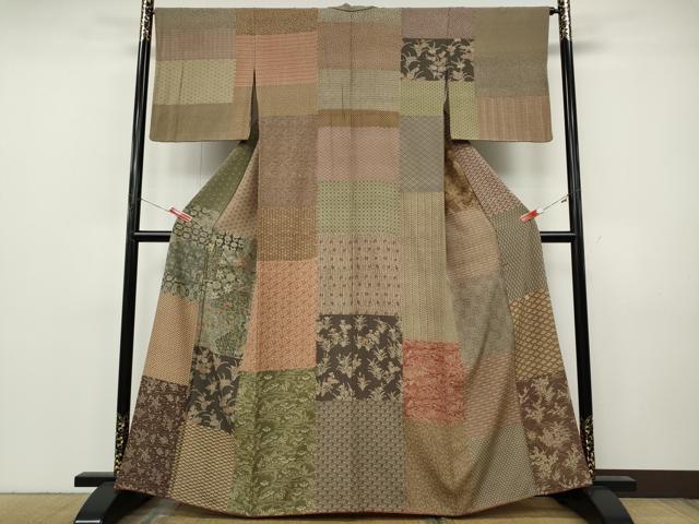 平和屋着物●訪問着 作家物 色紙重ね吉祥花文 伊勢丹扱い 正絹 逸品 CABJ6596ut