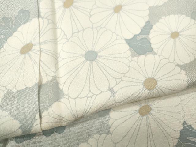 平和屋着物●訪問着 舞菊文 正絹 逸品 CABJ6598ut