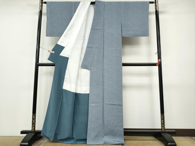平和屋着物●江戸小紋 桐 高島屋扱い 正絹 逸品 未使用 CABJ6607ut