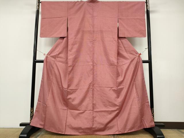 平和屋着物●江戸小紋 本場染大島紬 角通し 正絹 逸品 CABJ6622ut