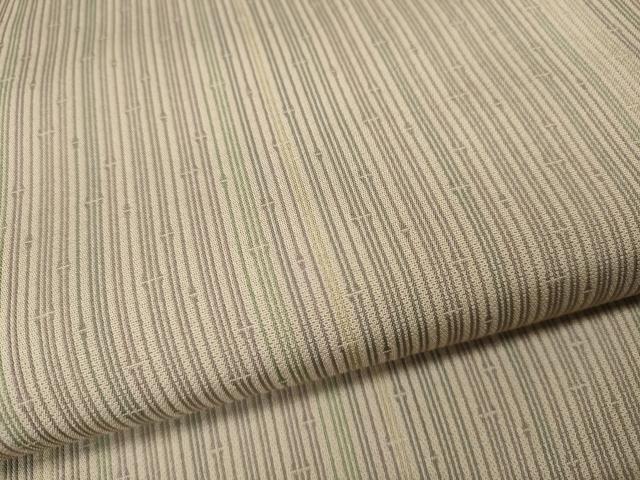 平和屋着物●江戸小紋 竹万筋 正絹 逸品 CABJ6642ut
