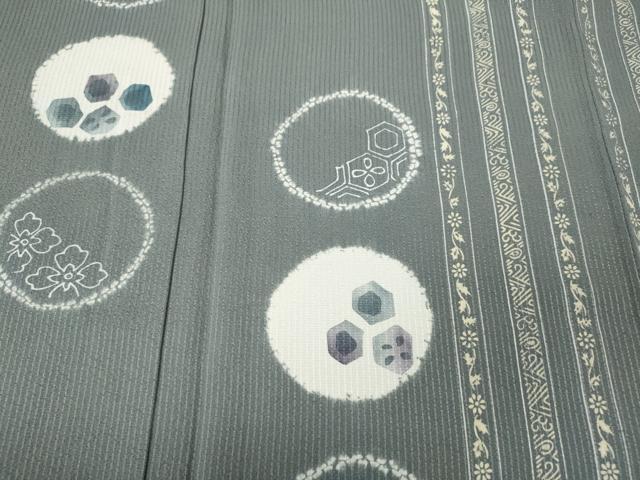 平和屋着物●訪問着 作家物 花丸文 正絹 逸品 CABJ6685ut