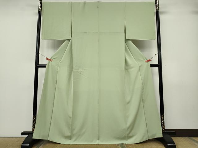 平和屋着物●上質な色無地 夏虫色 正絹 逸品 CABJ6718ut