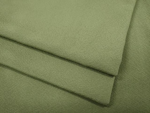 平和屋着物●上質な色無地 柳茶色 正絹 逸品 CABJ6720ut