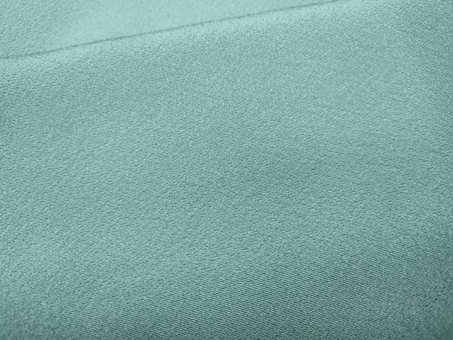 平和屋着物●上質な色無地 千草色 正絹 逸品 CABJ6722ut