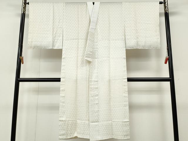 平和屋着物●長襦袢 無双仕立て 鱗地紋 正絹 逸品 CABJ6732ut