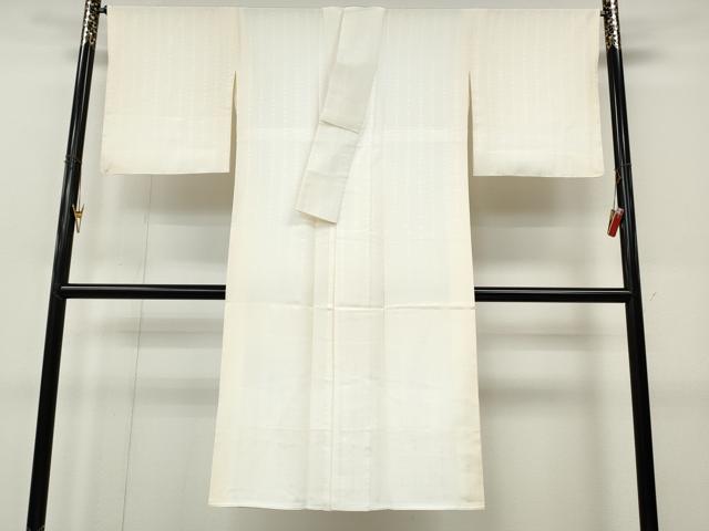 平和屋着物●長襦袢 袷 文字地紋 正絹 逸品 CABJ6734ut