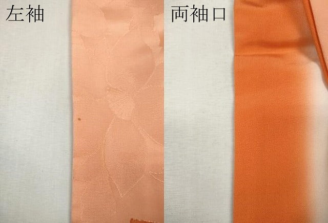 平和屋着物●上質な小紋 地紋起こし 舞花文 暈し染め 正絹 逸品 CABJ6739ut