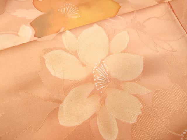 平和屋着物●上質な小紋 地紋起こし 舞花文 暈し染め 正絹 逸品 CABJ6739ut