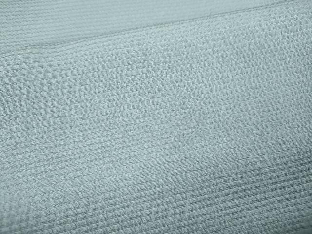 平和屋着物●上質な色無地 灰青色 正絹 逸品 未使用 CABJ6747ut