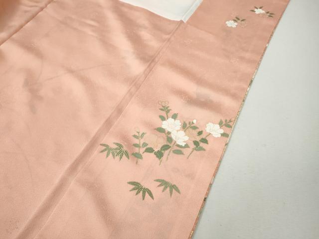平和屋着物●訪問着 雪輪花籠文 暈し染め 金彩 正絹 逸品 CABJ6800ut