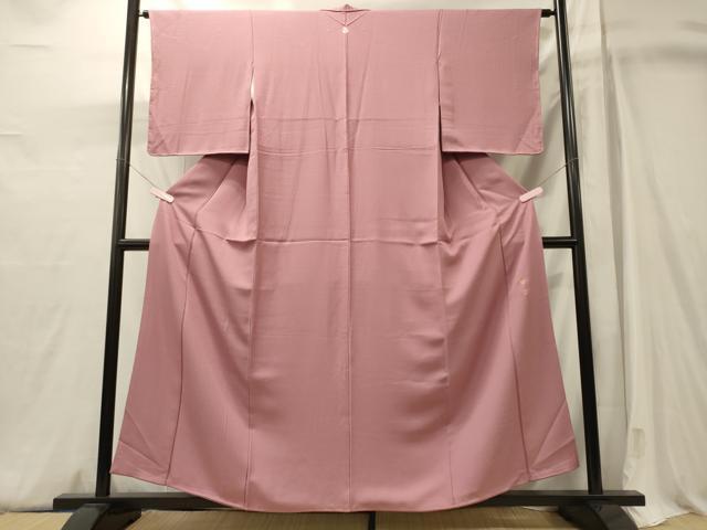 平和屋着物■上質な色無地 匂雅 薄紅梅色 正絹 逸品 未使用 CABJ6891oy