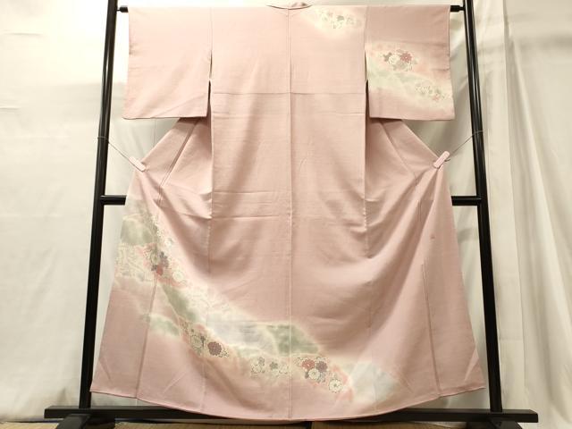 平和屋着物■訪問着 作家物 紬地 辻が花 正絹 逸品 CABJ6895oy