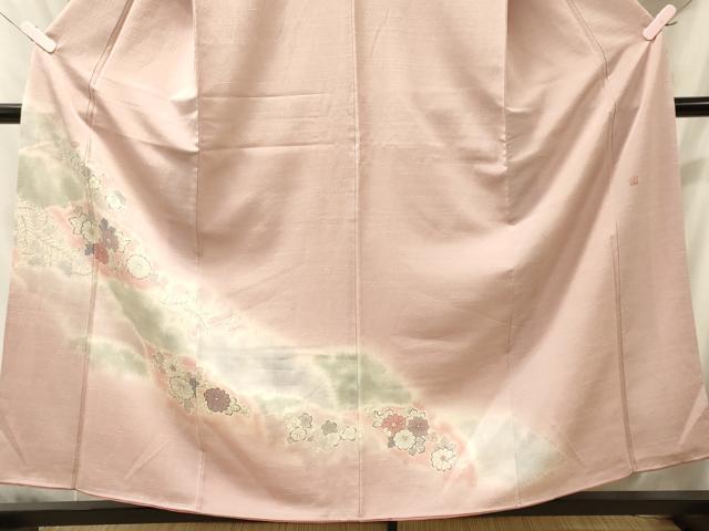 平和屋着物■訪問着 作家物 紬地 辻が花 正絹 逸品 CABJ6895oy