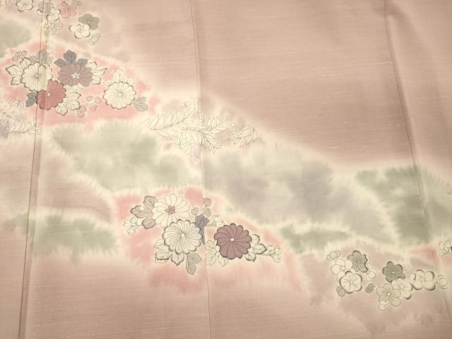 平和屋着物■訪問着 作家物 紬地 辻が花 正絹 逸品 CABJ6895oy