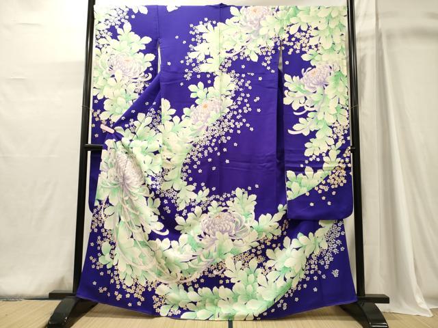 平和屋着物■豪華振袖 駒刺繍 乱菊 金銀彩 正絹 逸品 CABJ6904oy