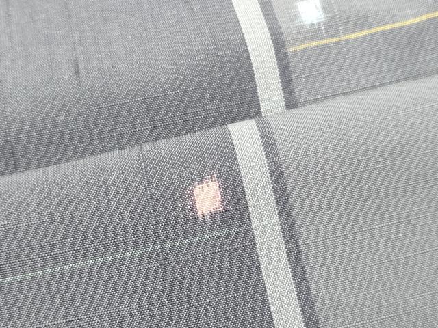 平和屋着物■上質な紬 間道 正絹 逸品 CABJ6916oy