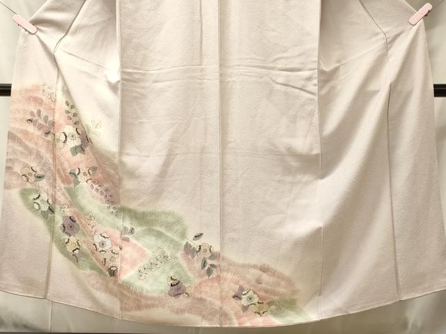 平和屋着物■訪問着 手描き 辻が花 暈し染め 正絹 逸品 CABJ6919oy