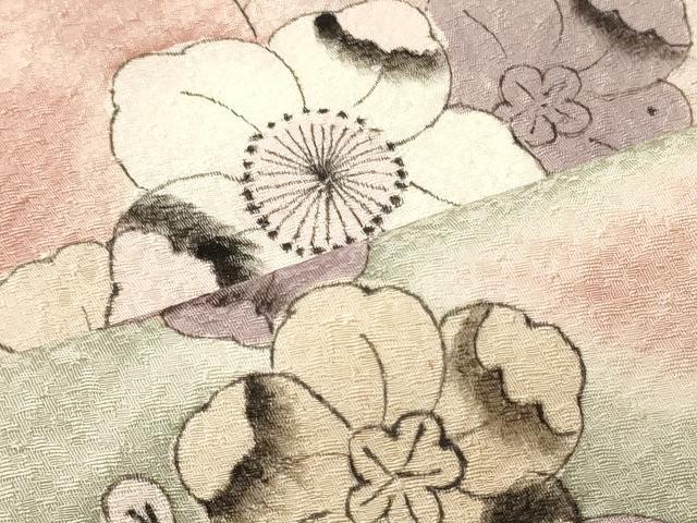 平和屋着物■訪問着 手描き 辻が花 暈し染め 正絹 逸品 CABJ6919oy