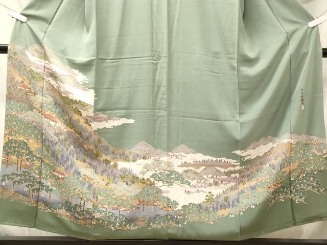 平和屋着物■豪華色留袖 作家物 修学院離宮 正絹 逸品 CABJ6925oy