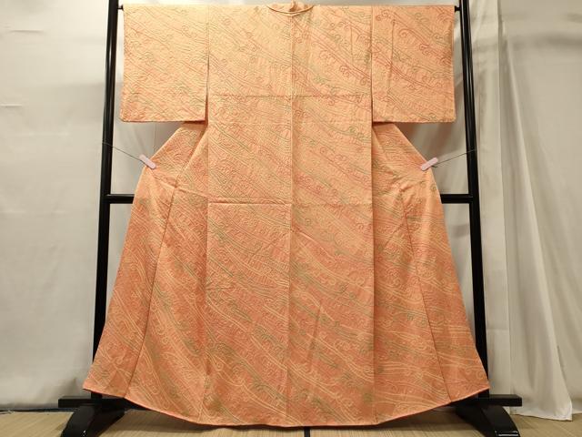 平和屋着物■上質な小紋 総絞り 立波文 正絹 逸品 CABJ6946oy