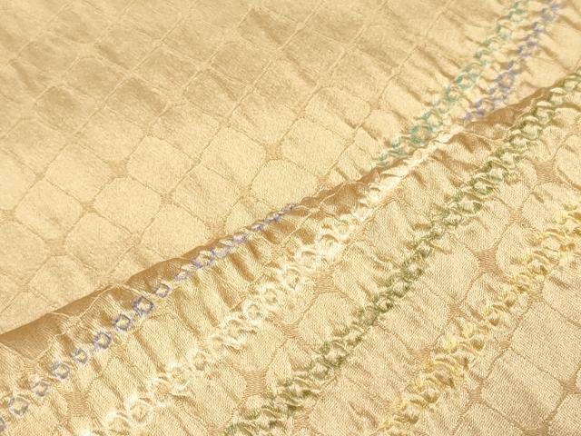 平和屋着物■上質な小紋 総絞り 流線文 正絹 逸品 CABJ6947oy