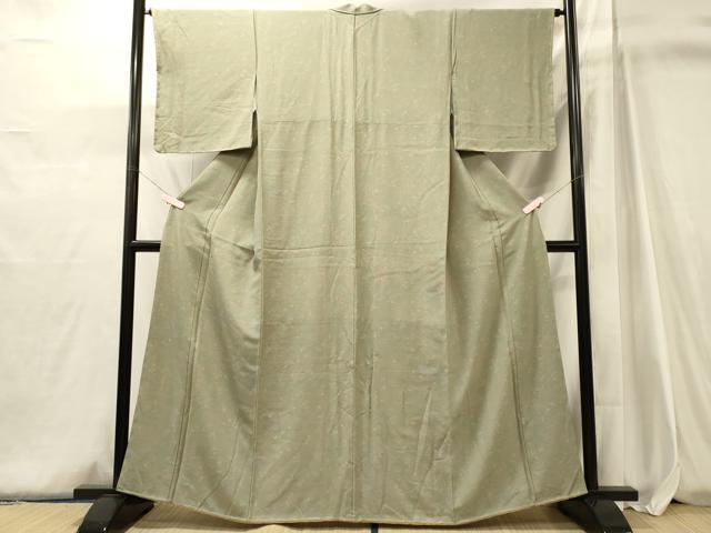 平和屋着物■上質な小紋 草花文 正絹 逸品 未使用 CABJ6953oy